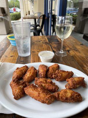 Breaded Wings Lunch best wings!