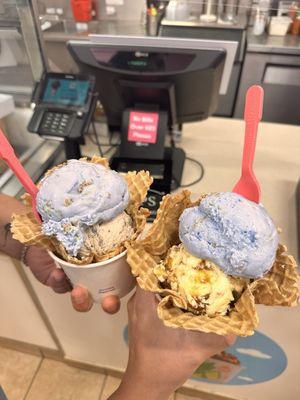 Beach day, cookies and cream, & pralines and cream