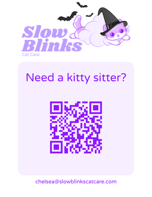 Slow Blinks Halloween flyer