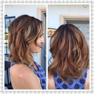 Balayage Sombre Lob