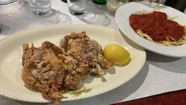 Two Soft Shell Crabs