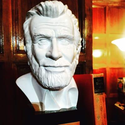 The most interesting man in the world Sculpture. This man does not take selfies, he carves his own stone bust with his bare hands. $15,000