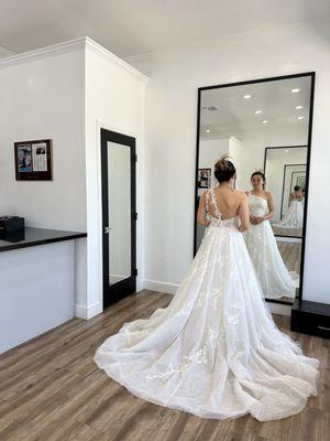 Wedding dress alterations!