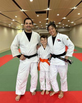 Belt promotion day with coaches