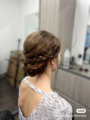 Bridal hair