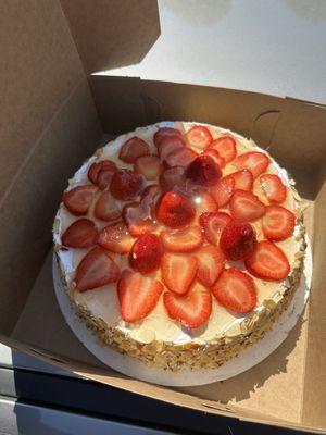 Strawberry Shortcake ($35 for a small, round cake)