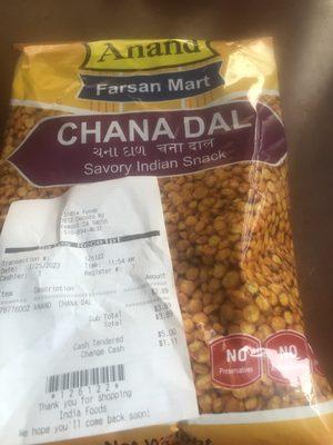 Chana dal (3.89)chickpea...