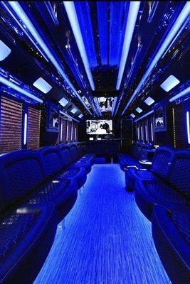 44 passenger party bus with restroom on board