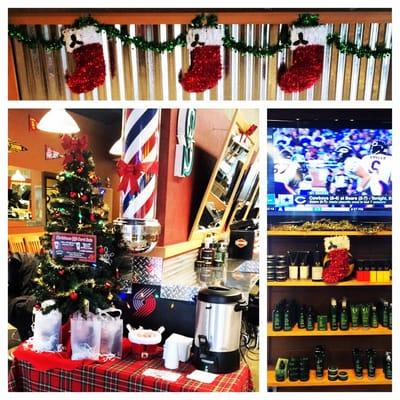 Holiday gift card sale is going until New Year's Eve! Stop by, drink cider and get cleaned up for your holiday parties!