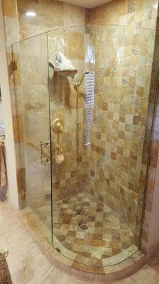 Curved Glass Shower