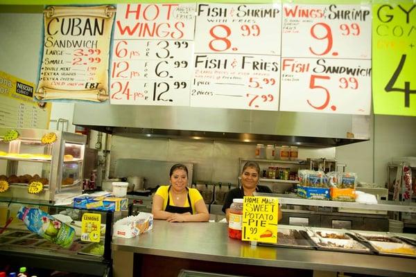 Helpful employees always ready to take your order