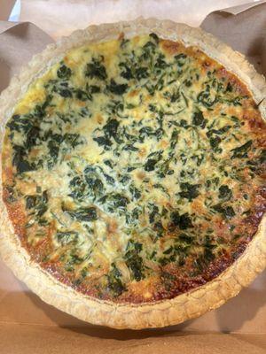 Quiche is back!  This time a Lunardi's brand.  So tasty compared to the last brand.