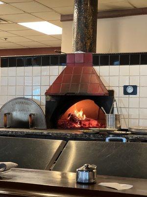 The pizza oven