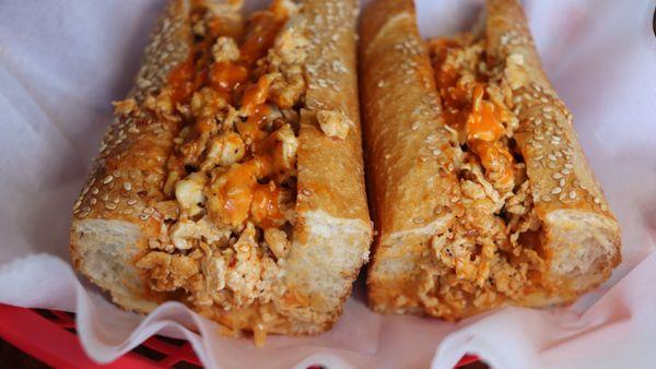 Buffalo chicken cheesesteak