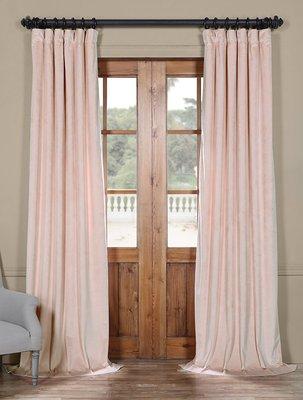 Ballet Pink Heritage Plush Velvet Curtains https://www.halfpricedrapes.com/ballet-pink-heritage-plush-velvet-curtain.html