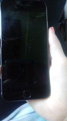 Cracked screen