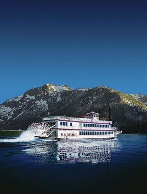 Enjoy a Lake Tahoe cruise on the MS Dixie II