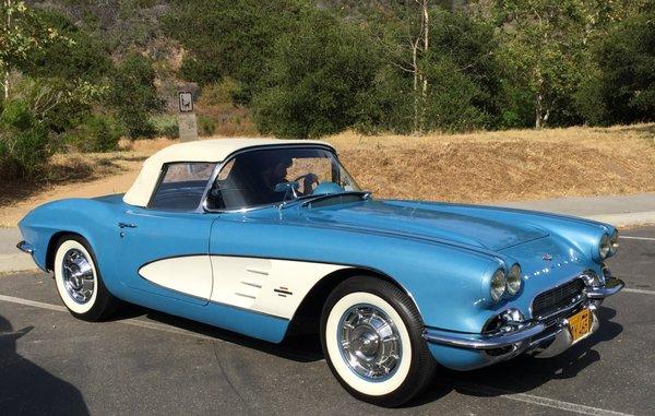 My 1961 Jewel blue Corvette