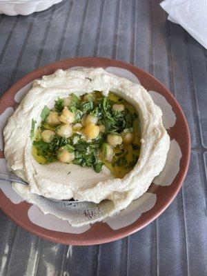 Stale old hummus