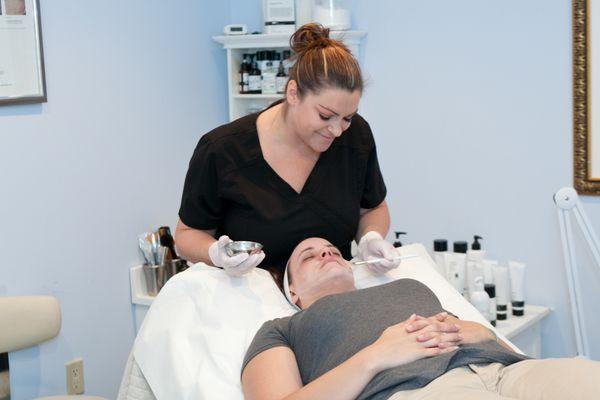 We offer Clinical Deep Pore Facials & Relaxing Spa Facials