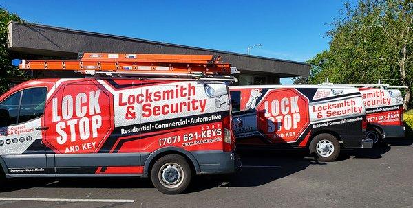 Sonoma County's #1 Mobile Locksmith.  We have added services to help make your home and business more secure. See us at www.lockstop.biz