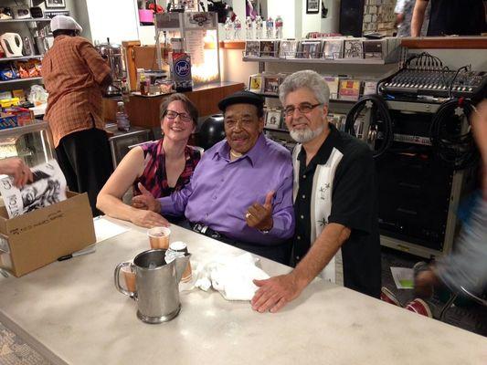 James Cotton at The Record Collector with John & Sue