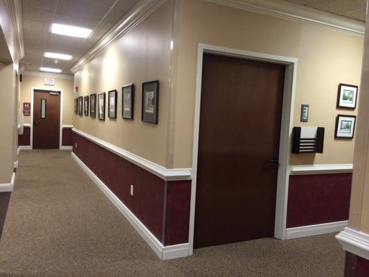 Main clinic hallway.