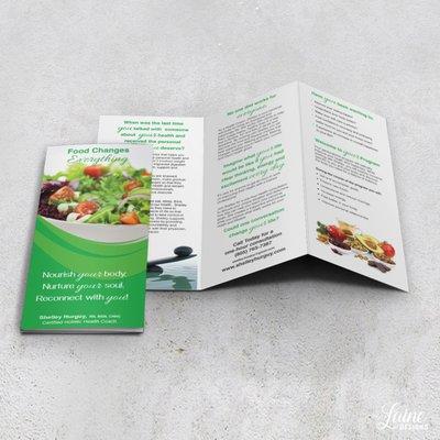 Laine Designs created this Brochure for Shelley Hurgury.