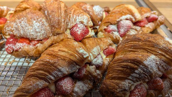 Strawberry Croissants