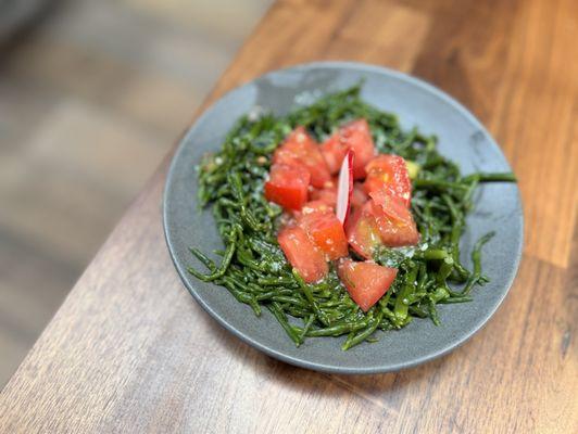 Sea asparagus salad