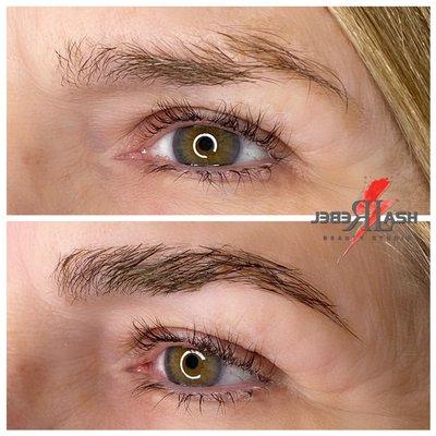 Brow lamination will train those brows into a fixed shape. Results can last up to 8 weeks! $75-$85