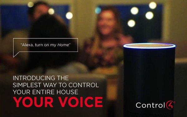 Control4 Voice Intercom, connects with 3rd Party systems, like Alexa & Google.