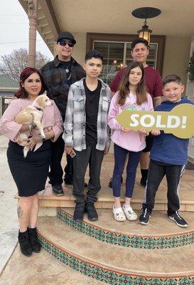 Congratulations to the Sarabia Family their purchase In Whittier California, may God bless your home