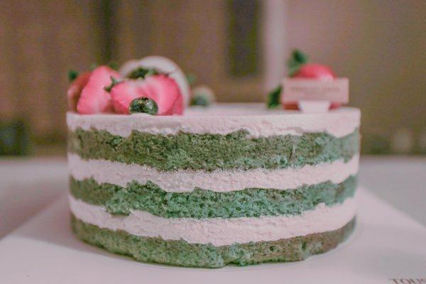 Greentea Cloud Cake