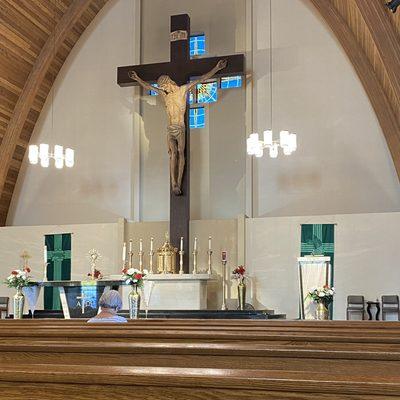 Adoration on first Fridays after 8am Mass.