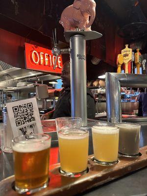 Bar top with flight