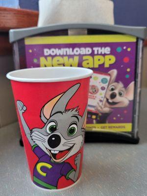 My Chuck E. Cheese   Cup  on 4/20/22