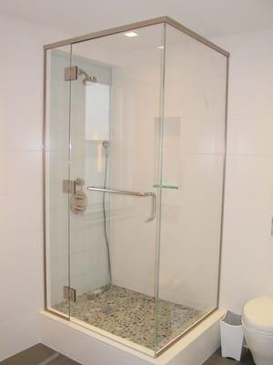 Custom Frameless Shower Enclosure