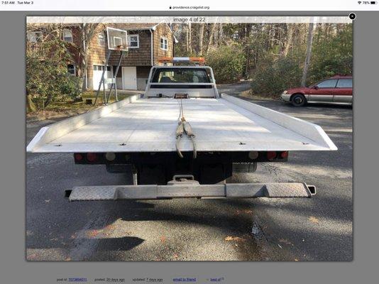 Flatbed service avalible