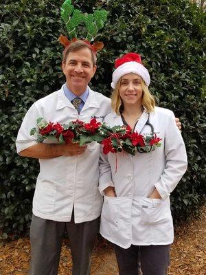 Merry Christmas from Dr. Miller and Dr. Holson