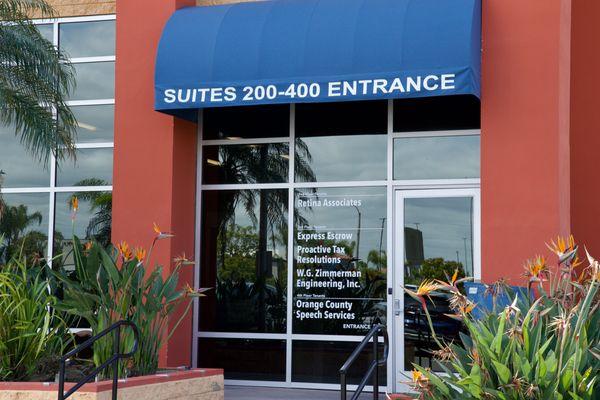 Building Entrance - Retina Associates of Southern California