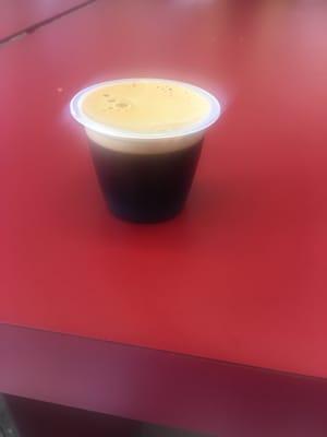 Espresso shot.