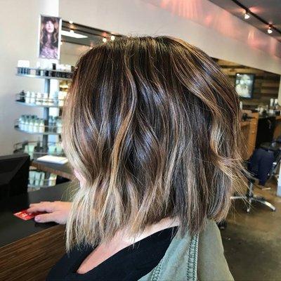 Yassss! Balayage and haircut by Liz