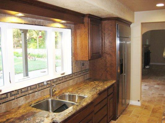 Stained Cherry Kitchen