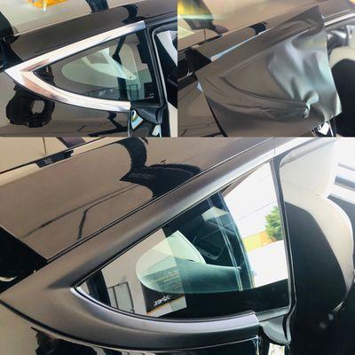 Chrome Delete on 2019 Tesla Model 3