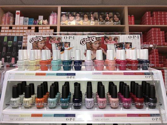 Newest addition to OPI "The Grease Collection" come check it out at Camila's Beauty Supply