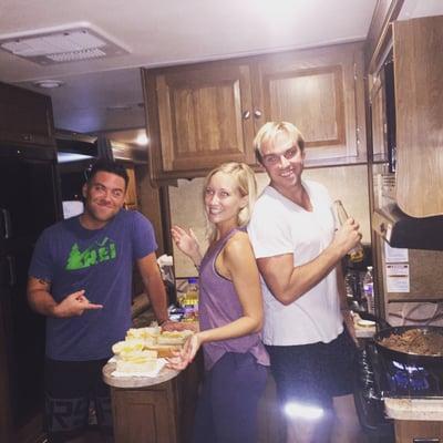 Dinner in the RV