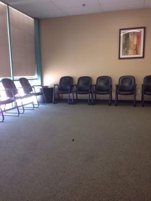 Empty waiting room.