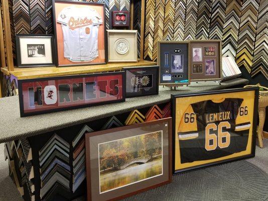 Object & Shadow Boxes, Jersey Framing, Military Medals and Award Framing