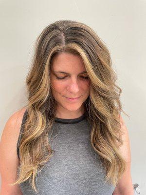 Balayage and highlights